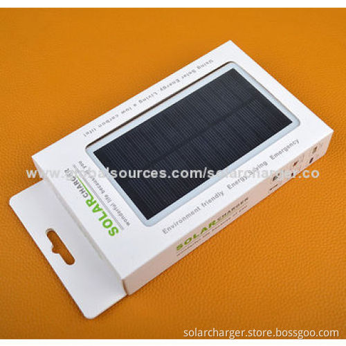 Solar Mobile Phone Chargers with 12,000mA/Hour Rated Capacity, Easy to Carry
